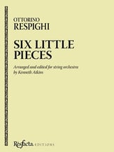 Six Little Pieces Orchestra sheet music cover